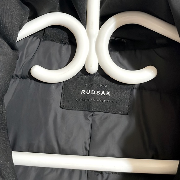 Rudsak black winter coat! Size small - Picture 5 of 7